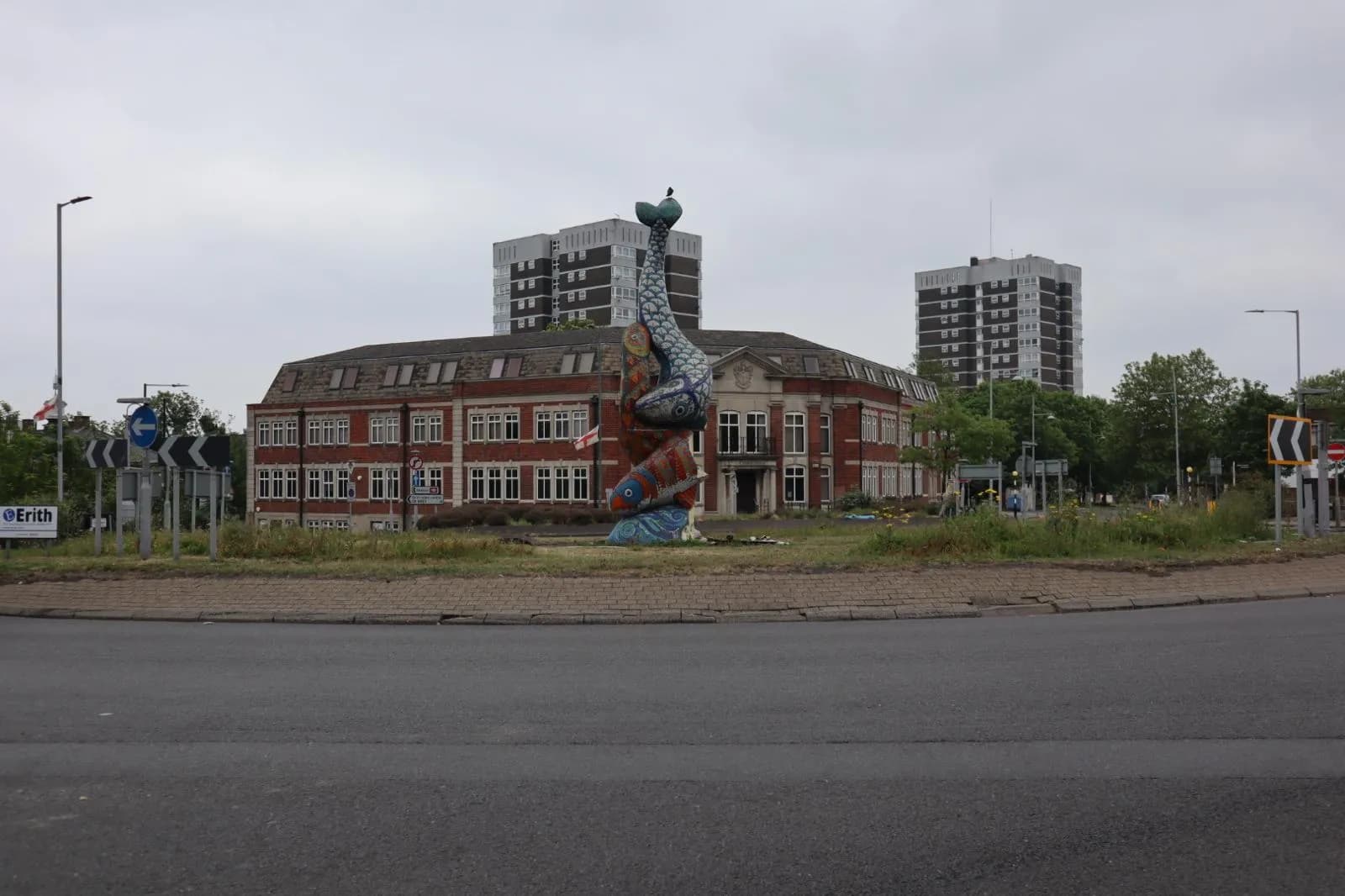Erith town centre and riverside local area