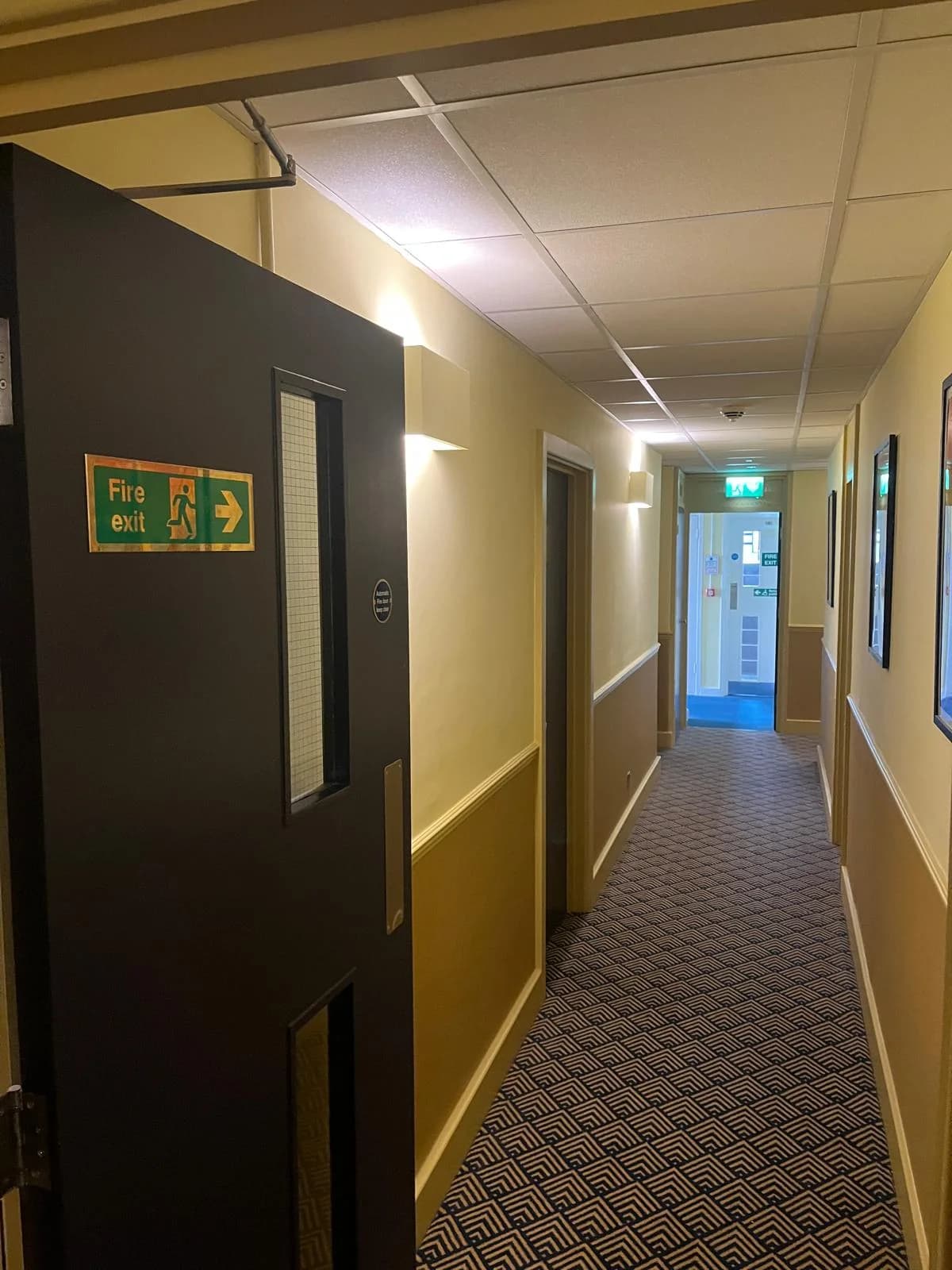 Fire exit remedial maintenance work
