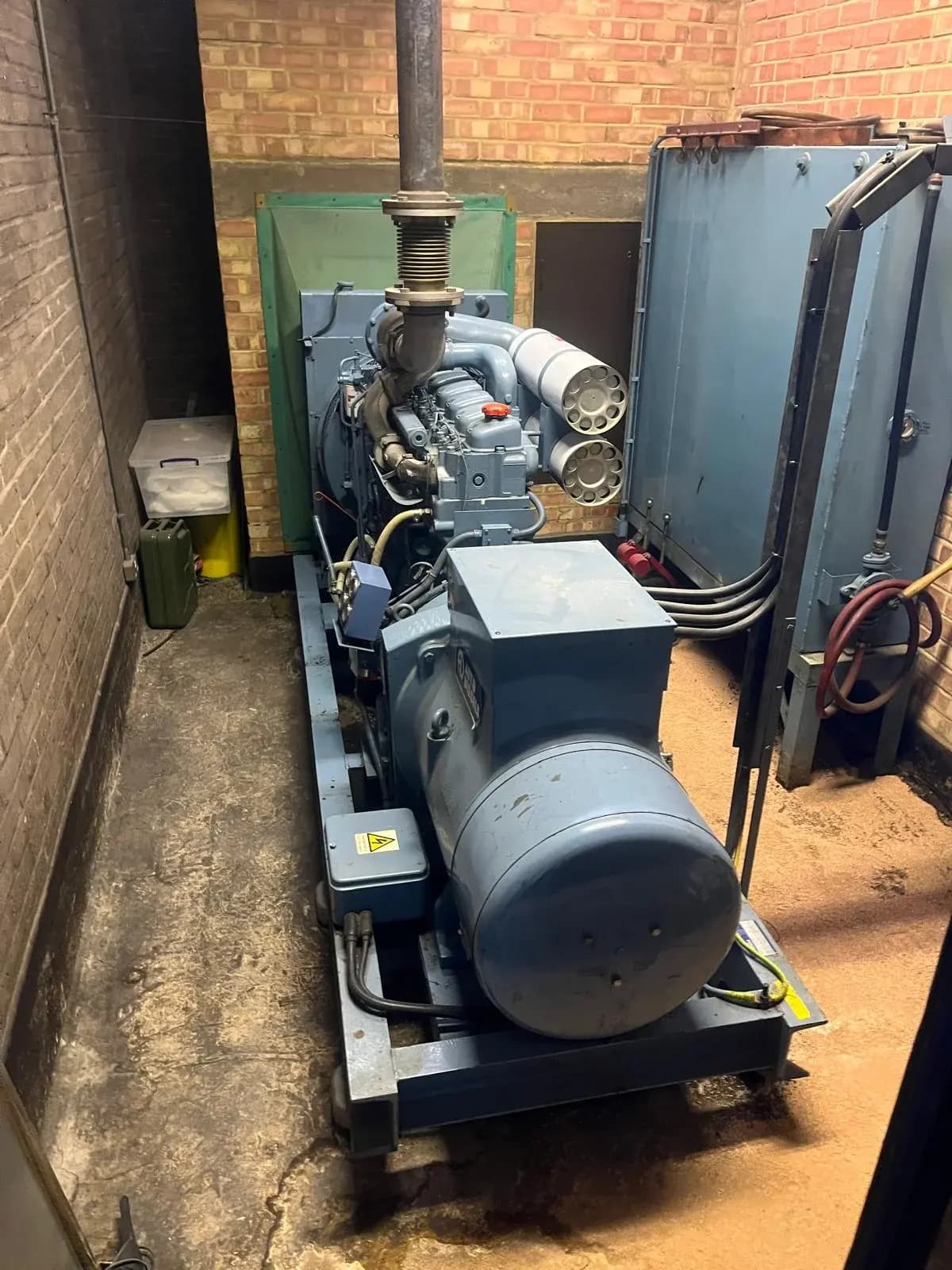 Plant room electrical and generator area
