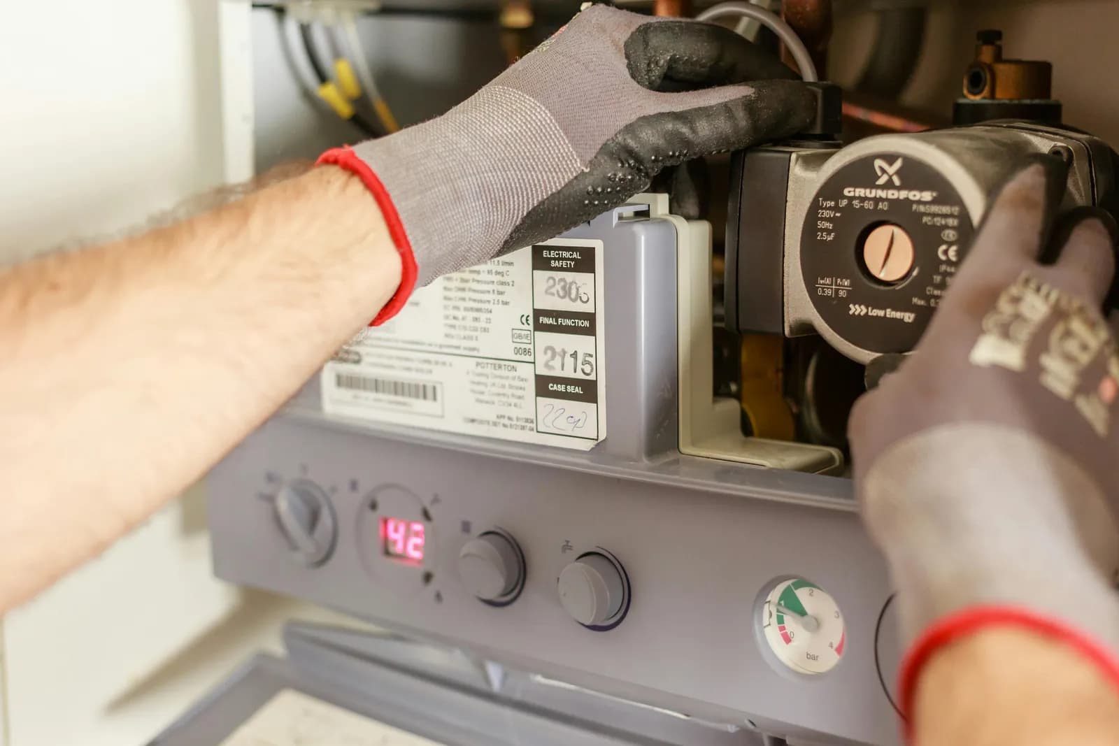 Boiler and water system fault support