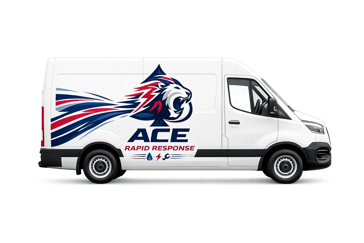 Ace Rapid Response electrical service van